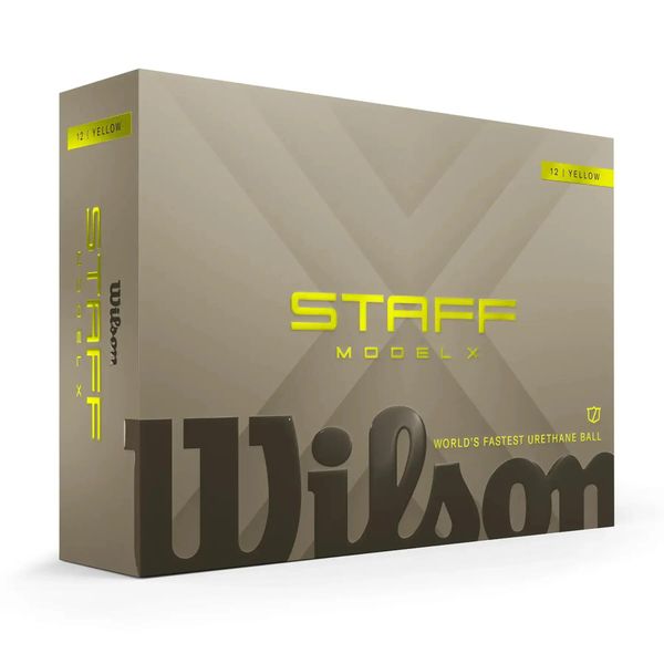 Piłeczki golfowe Wilson Golf Staff X (x12). Żółte golfy damskie Wilson, m, bez wzorów, bez ramiączek. Za 294.50 zł.