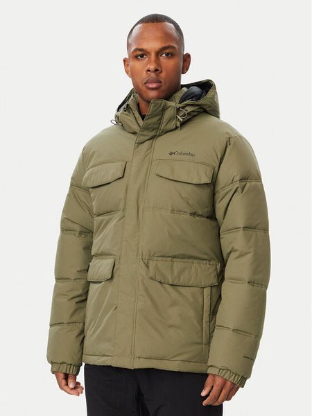 Columbia Kurtka zimowa Landroamer™ 2088081 Zielony ciemny Regular Fit. Zielone kurtki męskie Columbia, na zimę, m, bez wzorów, z syntetyku, bez kaptura. Za 999.99 zł.