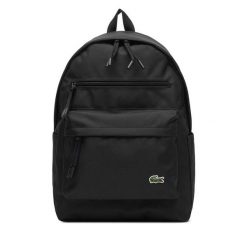Plecak Lacoste. Czarne plecaki męskie Lacoste, bez wzorów. Za 459.99 zł.