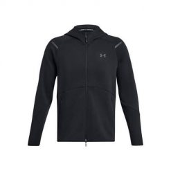 Bluza sportowa męska Under Armour Unstoppable. Czarne bluzy bez kaptura męskie Under Armour, bez wzorów, sportowe, bez kołnierzyka, bez ramiączek. Za 499.00 zł.