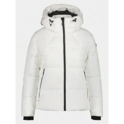 Kurtka Damska Luhta Eiriken. Białe kurtki damskie Luhta, bez wzorów, z puchu, bez kaptura. W wyprzedaży za 687.20 zł.