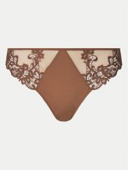 Simone Pérèle Stringi Saga 15C700 Brązowy. Brązowe stringi damskie SIMONE PERELE, bez wzorów, z syntetyku. Za 129.99 zł.