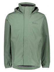 Jack Wolfskin Kurtka przeciwdeszczowa w kolorze zielonym rozmiar: XXL. Zielone kurtki outdoor męskie Jack Wolfskin, xxl, bez wzorów, bez kaptura. Za 357.63 zł.