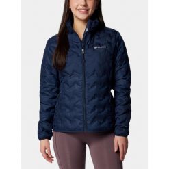 Kurtka Puchowa Damska Columbia Delta Ridge II. Niebieskie kurtki damskie Columbia, na jesień, l, bez wzorów, z puchu, bez kaptura. Za 779.00 zł.