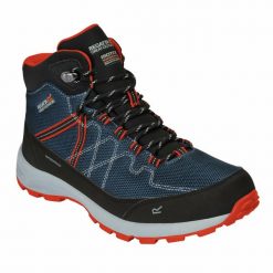 Buty trekkingowe męskie Samaris Lite. Czarne buty trekkingowe męskie Regatta, z poliesteru, bez zapięcia, trekkingowe. Za 270.00 zł.