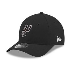 Czapka z daszkiem New Era 9FORTY NBA San Antonio Spurs Team M-Crown 60755485. Czarne czapki męskie New Era, bez wzorów. Za 121.90 zł.