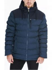 Kurtka uliczna męska Fundango Passat Padded. Niebieskie kurtki narciarskie i snowboardowe damskie Fundango, m, bez wzorów, z materiału, z kapturem, narciarskie. Za 399.90 zł.