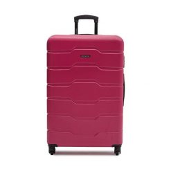 Walizka duża Puccini. Czerwone walizki Puccini, bez wzorów, duże. Za 489.99 zł.