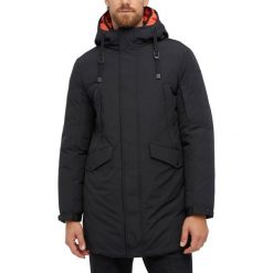 Kurtka GEOX M VELLETRI PARKA Czarny. Czarne kurtki męskie Geox, m, bez wzorów, z tkaniny, casualowe, bez kaptura. Za 939.99 zł.