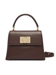 Furla Torebka 1927 Mini Top Handle WB00109 ARE000 4284S Brązowy ciemny. Brązowe torebki klasyczne damskie Furla, bez wzorów, ze skóry, bez dodatków. Za 1,779.00 zł.