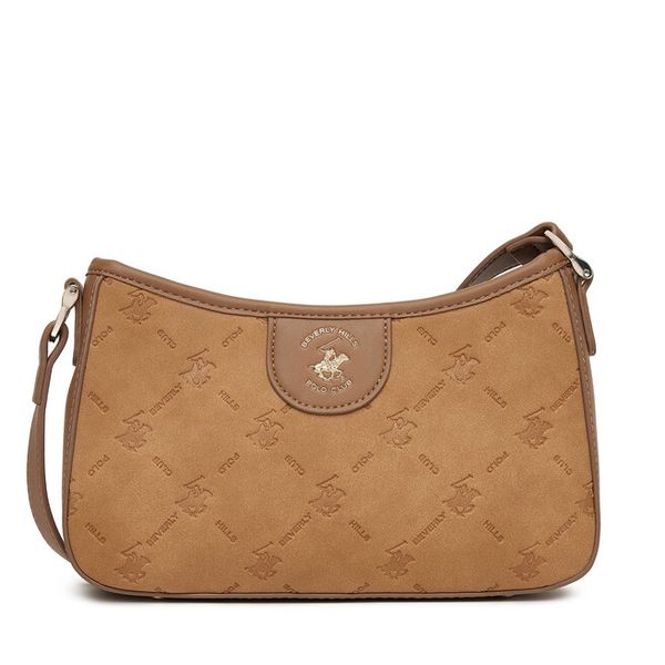 Torebka Beverly Hills Polo Club. Brązowe listonoszki damskie Beverly Hills Polo Club, bez wzorów, bez dodatków. Za 179.99 zł.