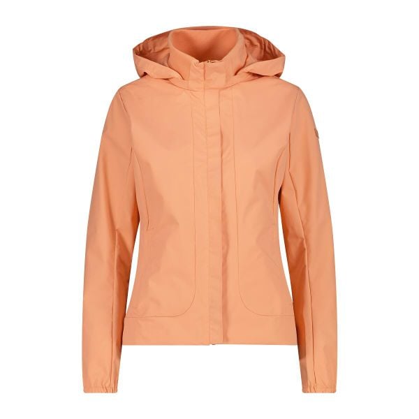 Damska wodoodporna kurtka zapinana na zamek CMP. Brązowe kurtki damskie CMP, xs, bez wzorów, bez kaptura. Za 506.50 zł.