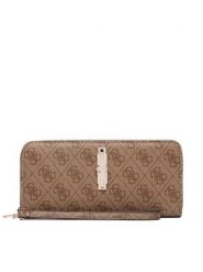 Guess Portfel Yvonne Logo Slg SWSG23 78146 Brązowy. Brązowe portfele damskie Guess, z aplikacjami, ze skóry. Za 294.99 zł.