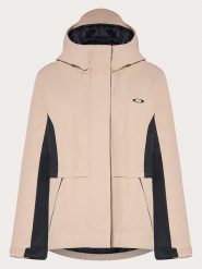 Oakley Kurtka narciarska "Heavenly RC" w kolorze beżowym rozmiar: L. Brązowe kurtki narciarskie i snowboardowe damskie Oakley, l, bez wzorów, bez kaptura, narciarskie. Za 552.94 zł.