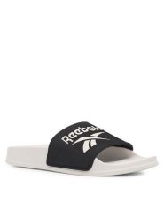 Reebok Klapki Fulgere Slide HR0688 Czarny. Czarne klapki damskie Reebok, bez wzorów, z tworzywa sztucznego, bez obcasa. Za 89.99 zł.
