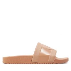 Klapki Bogner. Czerwone klapki damskie Bogner, bez wzorów, bez obcasa. Za 479.99 zł.