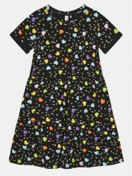 Coccodrillo Sukienka codzienna WC4129205VGC Czarny Regular Fit. Czarne sukienki dziewczęce COCCODRILLO, bez wzorów, z bawełny, bez ramiączek. Za 39.99 zł.