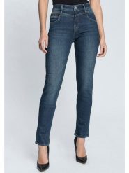 Herrlicher Dżinsy "Mora" - Slim fit - w kolorze granatowym rozmiar: W26/L32. Niebieskie jeansy damskie Herrlicher. Za 278.95 zł.