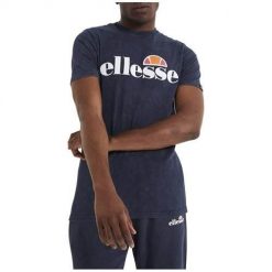 Koszulka sportowa męska Ellesse Prado. Niebieskie t-shirty sportowe męskie Ellesse, m, z bawełny, bez ramiączek. Za 283.00 zł.
