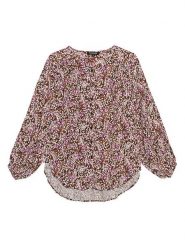 True Religion Bluzka w kolorze brązowo-jasnoróżowym rozmiar: XS. Brązowe bluzki damskie True Religion, xs, bez wzorów, z wiskozy, bez kołnierzyka, bez ramiączek. Za 136.13 zł.