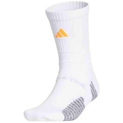 Skarpetki adidas AE. Białe skarpetki męskie Adidas, bez wzorów, z materiału. Za 119.50 zł.
