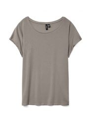 Vero Moda Koszulka w kolorze szarym rozmiar: S. Szare t-shirty damskie Vero Moda, s, bez wzorów, bez kołnierzyka. Za 65.85 zł.