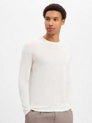 Drykorn sweter z dzianiny Mężczyźni Bawełna biały, S. Białe swetry męskie Drykorn, m, bez wzorów, z bawełny, bez kołnierzyka. Za 499.95 zł.