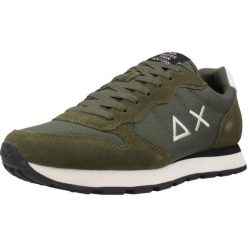 Buty SUN68 TOM SOLID Zielony. Zielone buty trekkingowe męskie SUN68, ze skóry, bez zapięcia, trekkingowe. Za 399.50 zł.