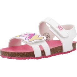 Sandały AGATHA RUIZ DE LA PRADA 242935A Biały. Białe sandały damskie Agatha Ruiz de la Prada, bez wzorów, z materiału, bez obcasa. Za 125.99 zł.