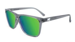 Okulary przeciwsłoneczne dla dorosłych - kategoria 3 z polaryzacją - Clear Grey. Szare okulary przeciwsłoneczne męskie KNOCKAROUND, z gumy. Za 186.15 zł.