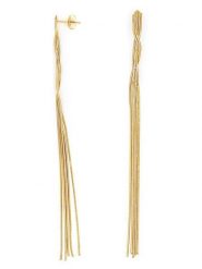 MOODE Kolczyki-wkrętki "Eugenie" rozmiar: onesize. Żółte kolczyki damskie MOODE, ze stali. Za 43.99 zł.