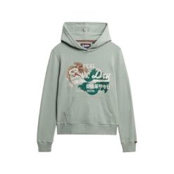 Bluza damska Superdry Tokyo Vl. Zielone bluzy bez kaptura damskie Superdry., uniwersalny. Za 337.80 zł.