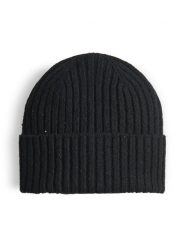 Someday Czapka beanie "Bistella" w kolorze czarnym rozmiar: onesize. Czarne czapki zimowe damskie Someday, ze skóry. Za 39.99 zł.