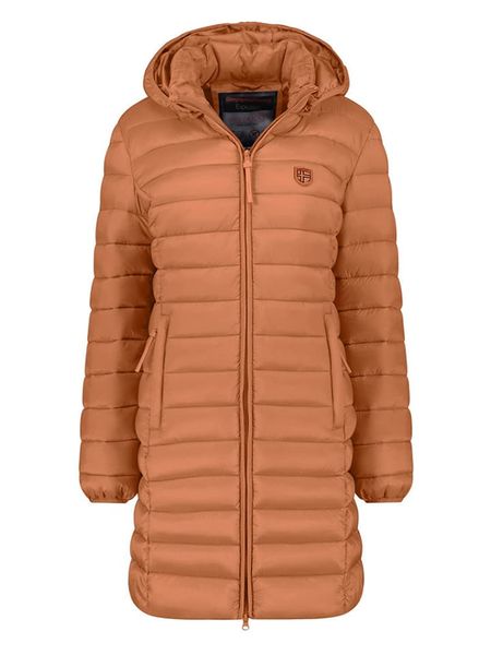 Geographical Norway Płaszcz pikowany "Atikotal" w kolorze jasnobrązowym rozmiar: M. Brązowe płaszcze damskie Geographical Norway, m, bez wzorów. Za 183.59 zł.