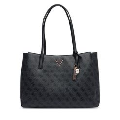 Torebka Guess. Czarne torebki klasyczne damskie Guess, z aplikacjami, bez dodatków. Za 634.99 zł.