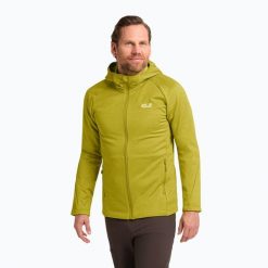 Bluza trekkingowa męska Jack Wolfskin Peak District Hooded Full Zip. Żółte bluzy bez kaptura męskie Jack Wolfskin, m. Za 339.99 zł.