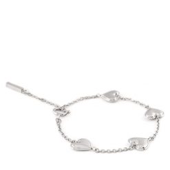 Bransoletka Calvin Klein. Szare bransoletki damskie CALVIN KLEIN, srebrne. Za 319.99 zł.