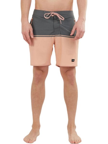 Szorty plażowe męskie FUNDANGO Morris Boardshort. Czerwone szorty sportowe męskie Fundango, m, z materiału, żeglarskie. Za 299.00 zł.