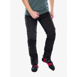 Spodnie wspinaczkowe męskie Ocun Mánia Jeans Organic Pants. Czarne spodnie materiałowe męskie Ocun, bez wzorów, z jeansu, sportowe. Za 356.99 zł.