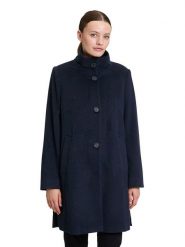 Betty Barclay Płaszcz w kolorze granatowym rozmiar: 48. Niebieskie płaszcze damskie Betty Barclay, bez wzorów, z wełny. Za 405.45 zł.