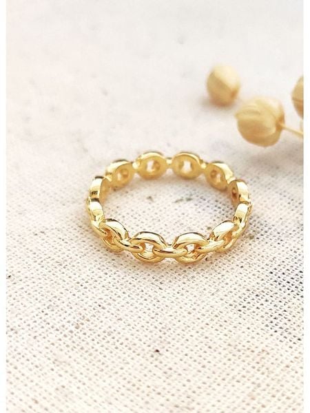 Miu Silver Pozłacany pierścionek rozmiar: 52. Szare pierścionki damskie Miu Silver, pozłacane. Za 69.99 zł.