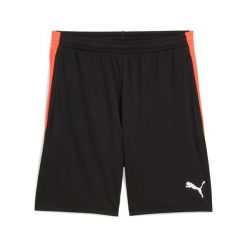 Szorty Puma Individual Liga. Czarne szorty męskie Puma, bez wzorów, z materiału. Za 120.65 zł.