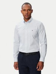 Tommy Hilfiger Koszula Performance MW0MW43430 Niebieski jasny Slim Fit. Niebieskie koszule męskie Tommy Hilfiger, m, bez wzorów, z syntetyku, bez kołnierzyka, bez ramiączek. Za 409.99 zł.