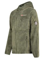 Geographical Norway Kurtka polarowa "Upload" w kolorze khaki rozmiar: M. Brązowe kurtki męskie Geographical Norway, m, bez wzorów, z polaru, bez kaptura. Za 134.85 zł.