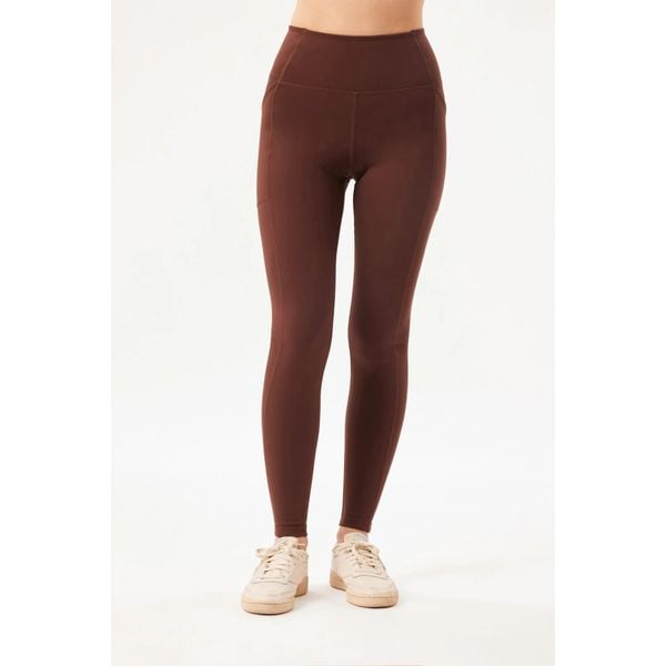 Legginsy wysoka talia 7/8 z kieszenią dla kobiet Girlfriend Collective. Białe legginsy damskie GIRLFRIEND COLLECTIVE, bez wzorów. Za 417.50 zł.