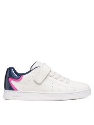 Geox Sneakersy J Eclyper Girl J36LRA 0BCKC C0006 S Biały. Białe buty sportowe dziewczęce Geox, bez wzorów, ze skóry, bez zapięcia. Za 229.99 zł.