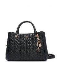 Guess Torebka Stacey HWGG97 41060 Czarny. Czarne torebki klasyczne damskie Guess, z aplikacjami, ze skóry, bez dodatków. Za 634.99 zł.