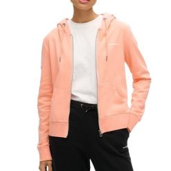 Kurtka Zippée Pomarańczowa Superdry. Brązowe kurtki damskie Superdry., l, bez wzorów, z bawełny, z kapturem. Za 350.35 zł.