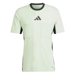 Koszulka sędziowska adidas 24. Zielone t-shirty sportowe męskie Adidas, s, z materiału, bez ramiączek, do piłki nożnej. Za 244.85 zł.