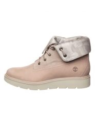 Timberland Skórzane botki "Keninstin" w kolorze beżowym rozmiar: 29. Brązowe botki damskie Timberland, bez obcasa, bez zapięcia. Za 285.49 zł.